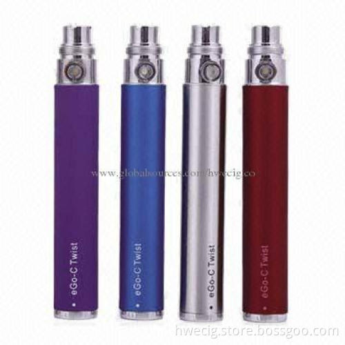 2014 Most Popular eGo-C Twist Batteries, 650, 900, 1,100, 1,500mAh Capacity
